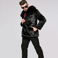 Men's Faux Fur Winter Coat and Plush Jacket
