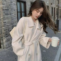 Hepburn Style Woolen Coat for Autumn/Winter